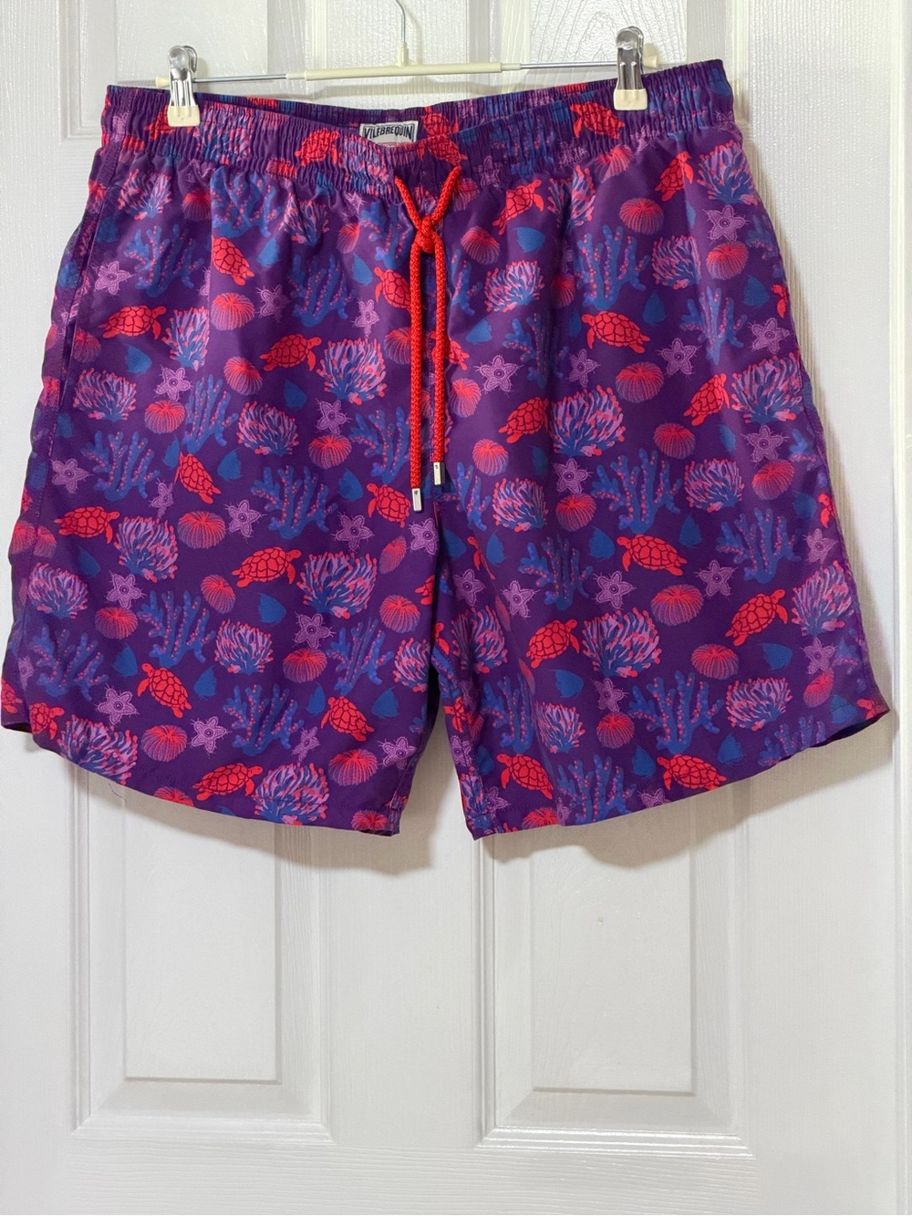 Vilebrequin Moorea Fond Marine Swim Trunks Prune/Marine